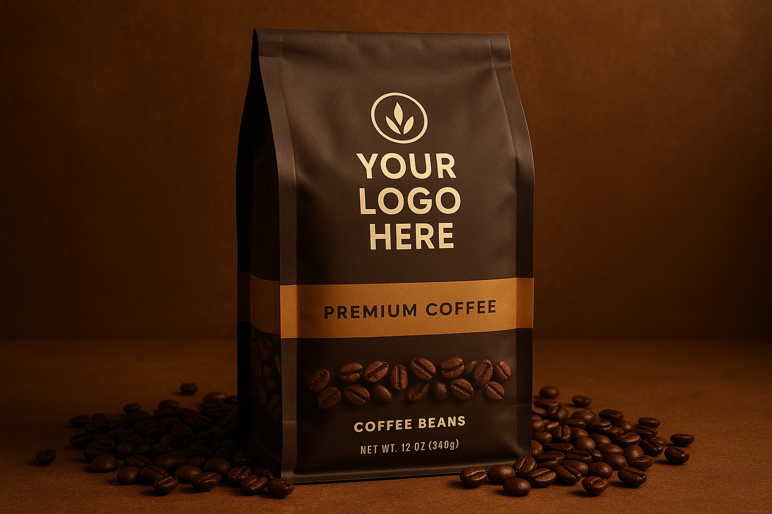 do that same packaging and background but instead of my logo do your logo here to give people the option they can do their own business packaging with us.